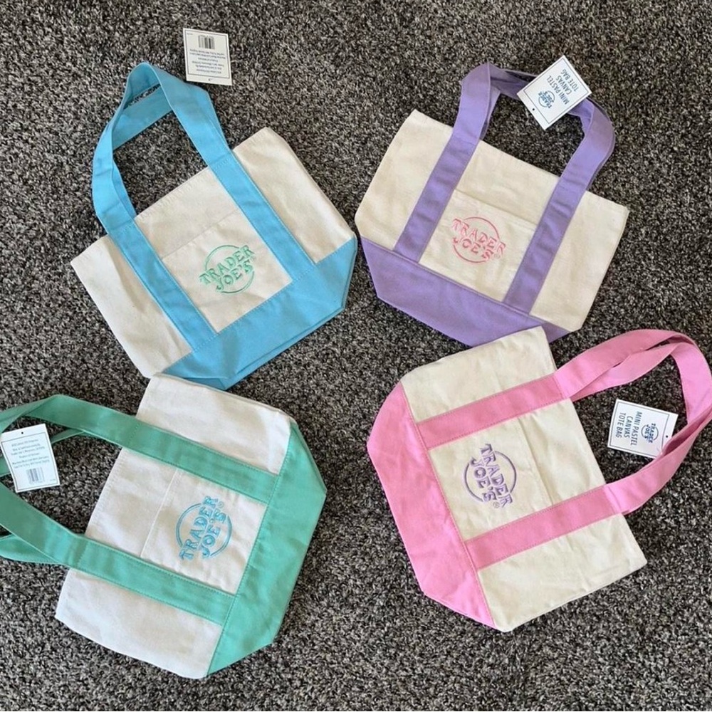 Trader joes spring mini totes set of 4